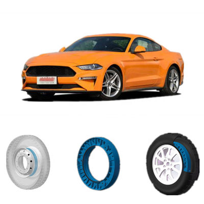 ফ্ল্যাট টায়ার সুরক্ষা Ford Mustang 235/55R17 215/65R17 এর জন্য ফ্ল্যাট সেফটি ব্যান্ড চালান