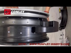 যাত্রীবাহী কার বাস ফ্ল্যাট টায়ার সুরক্ষার জন্য ISO 9001 মিলিটারি রান ফ্ল্যাট ইনসার্ট